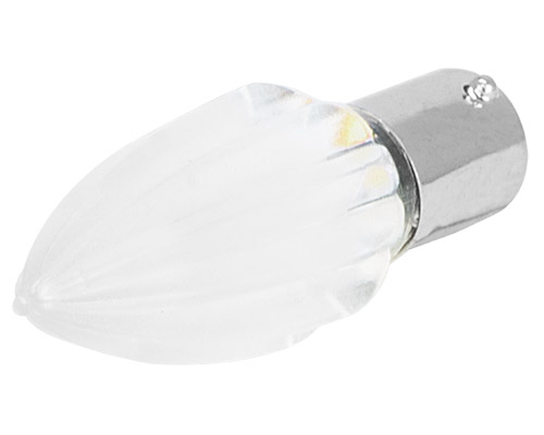 010BA9ALG220 - Yellow led lamp, 50 mm, BA9S, 240 V AC-DC, steady light