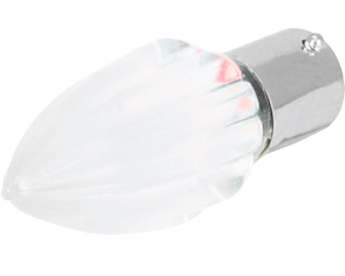 010BA9ALLR24 - Lampadina led rossa, 50 mm, BA9S, 24 V AC-DC, lampeggiante, non polarizzata