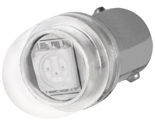 010BA9SLLR110 - Lampadina led rossa, BA9S, 130 V AC, lampeggiante, non polarizzata