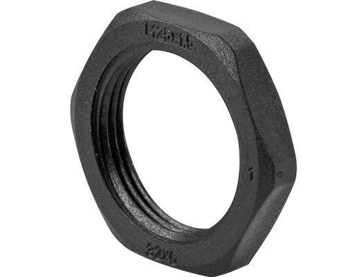 010DM20 - Contramoer polyamide M20X1,5, Ø 27, H 6