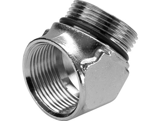 010GIM32 - 45° Elbow fitting, nickel-plated brass, M32x1.5