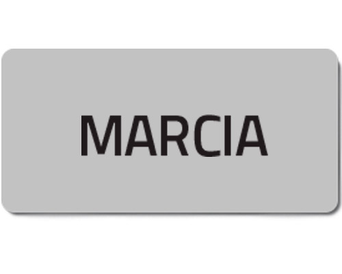 02001T - Tarraetiketti "MARCIA"