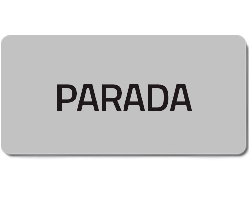 020104T - Etiqueta adhesiva "PARADA"