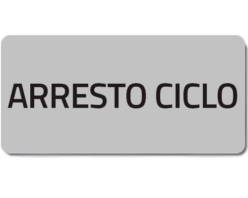 02014T - Étiquette adhésive "ARRESTO CICLO"