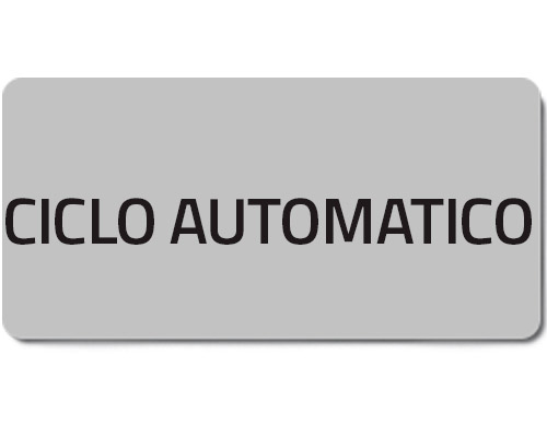 02016T - Zelfklevend etiket "CICLO AUTOMATICO"