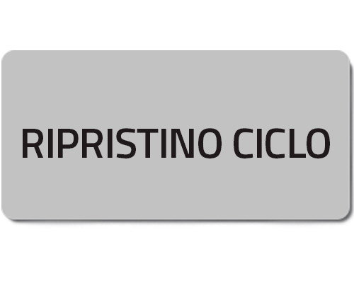 02017T - Etiqueta adhesiva "RIPRISTINO CICLO"