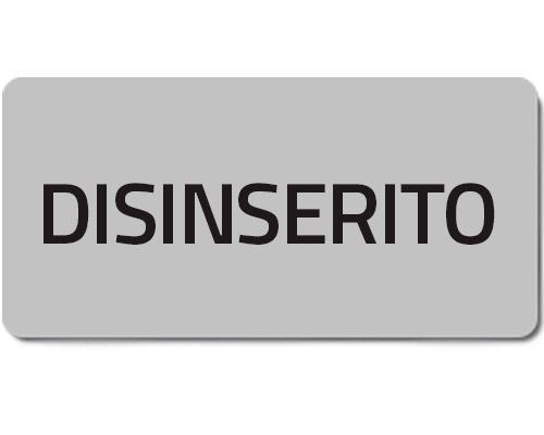 02020T - Tarraetiketti "DISINSERITO"