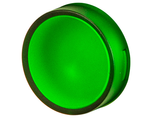 020BPLV - Cabochon pour bouton-poussoir, vert