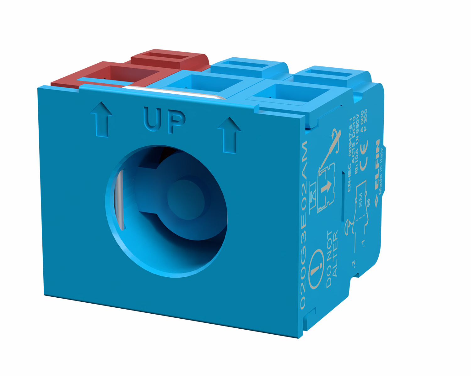 020G3E02AM - Elemento di contatto 1 N.C. con automonitoraggio