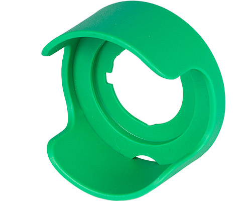 020GPFV - Garde de protection verte H25 bouton-poussoir coup de poing