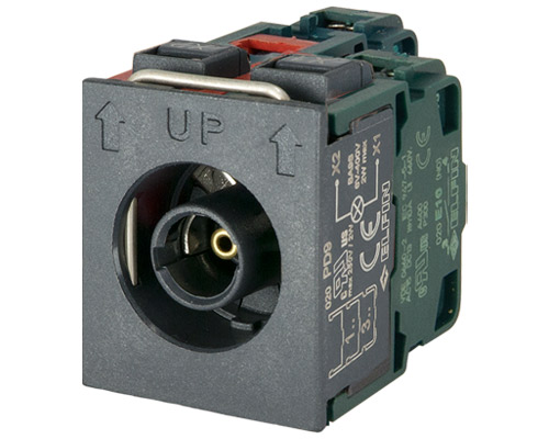 Portalampada BA9S, 2 N.O.+ 1 N.C.