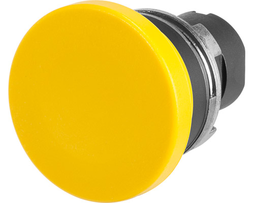 020PFG - Mushroom push-button Ø 38, yellow