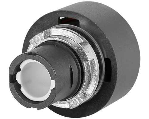 020PFLG3R - Pulsante luminoso Ø 32 con guardia, rosso