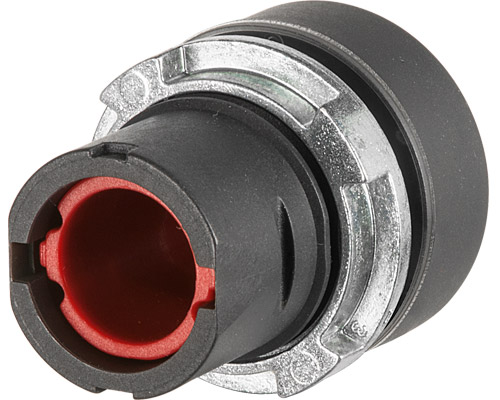020PLIR - Bouton-poussoir affleurant lumineux, rouge