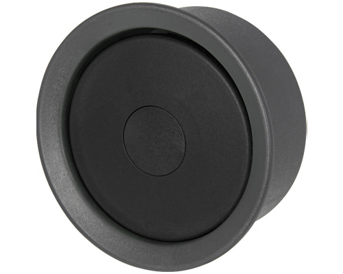 020PTFFPN - Mushroom push-button Ø 60, black, guarded