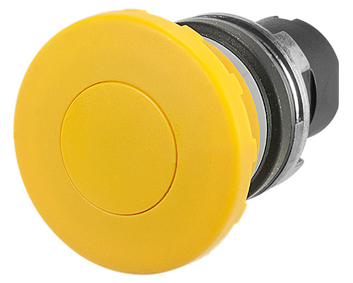 020PTFG - Mushroom push-button Ø 40, yellow