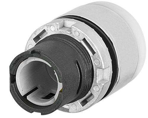 020PTSSLIW - Pulsante con guardia completa, incolore, metallo