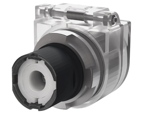 020SMONP - Keuzeknop, wit, 3 posities, Cam O, Bescherming kleurloos vergrendeling