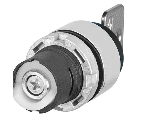 020STACTWS - Key selector switch, 3-position, K95 key, Cam T key removal 0-II, spring return from LH, metal