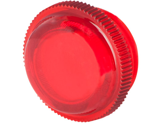 030GLSR - Cabochon plat rouge pour voyant lumineux