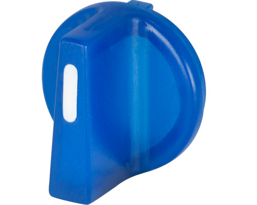 030GMBL - Manette bleue pour bouton tournant lumineux