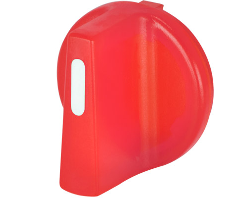 030GMR - Manette rouge pour bouton tournant lumineux