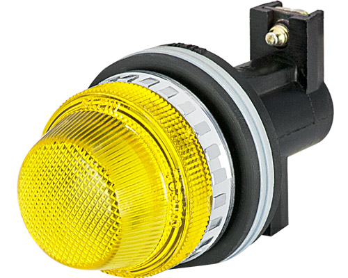 030LE14G - Voyant lumineux, jaune, sans lampe, E14 7W alimentation directe