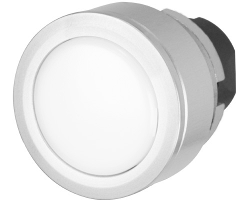 030LFIB - Pilot light, flush-mount, white