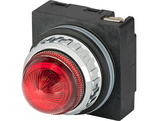 030LSR - Voyant lumineux, rouge, sans led BA9S alimentation directe