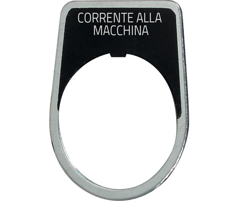 030TN1-28 - Placa "CORR.ALLA MACCHINA"