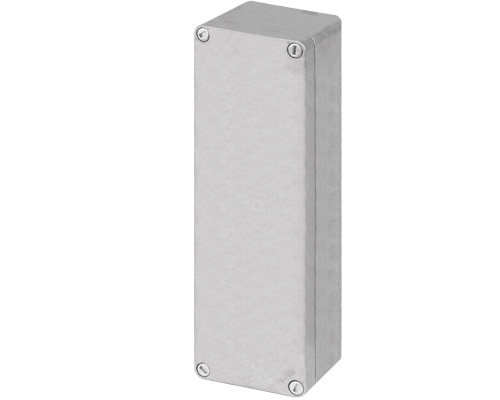 040C0826-6N - Doos knoppenbord aluminium M10 85x260x65, onbewerkt, zonder gaten, zonder kabelingang