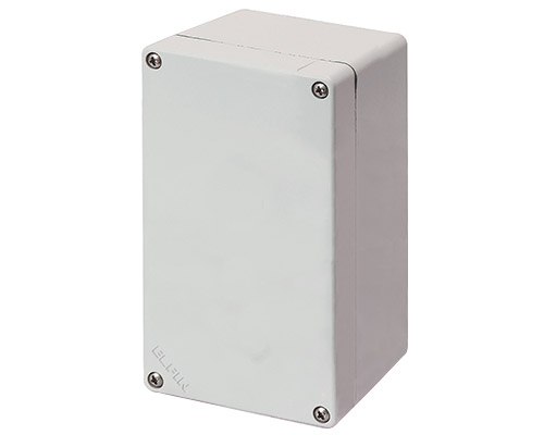 040C0915-1E - Scatola pulsantiera alluminio M4 92x152x100, senza fori, con entrata cavo