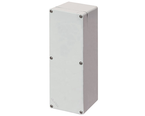 040C0926-1 - Doos knoppenbord aluminium M4 92x265x100, zonder gaten, zonder kabelingang