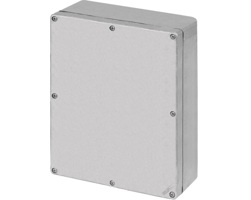 040C1720-7N - Aluminium push-button enclosure M4 170x205x70, unpainted, undrilled, without cable entry