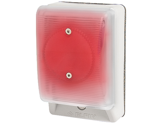 060APFLRV - Palm switch, illuminated, momentary, red-green mushroom button, without enclosure