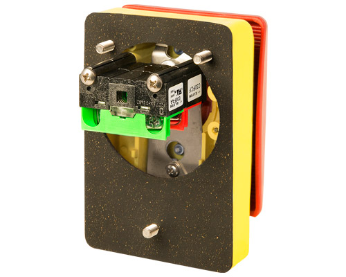 060APFR - Emergency stop palm switch, momentary, red mushroom button without enclosure
