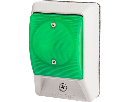 060APTLV - Palm switch, illuminated, momentary, green dome button, without enclosure