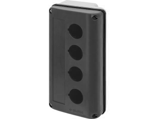 080EU160-P4 - Bedienpult-Gehäuse 90x160, 4 Bohrungen Ø 22 , UL