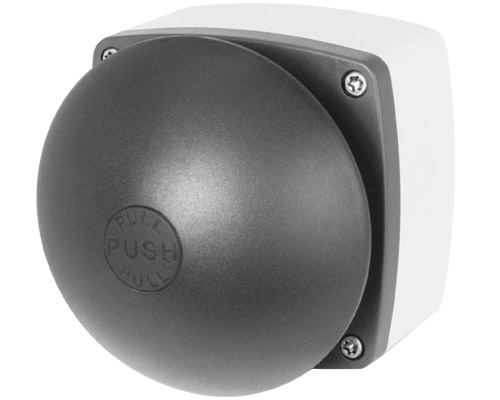 Palm push-button Ø 90, big dome, pull release