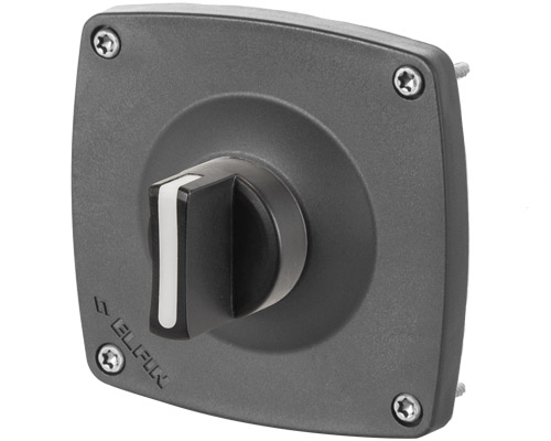 2-position knob selector switch, black