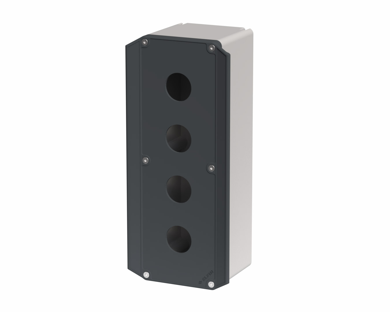 080TEU0927-9S4 - Scatola pulsantiera in poliammide rinforzato 90x267x94, 4 fori d30, UL, coperchio ergonomico