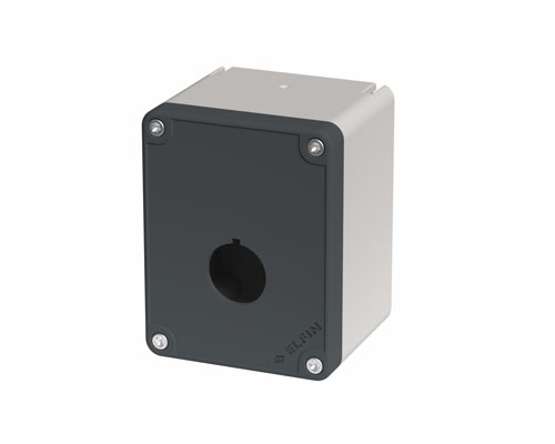 080TU0709-6P1 - Caja pulsadora in PA + fibra de vidrio 70x90x63, 1 orificio d22, UL