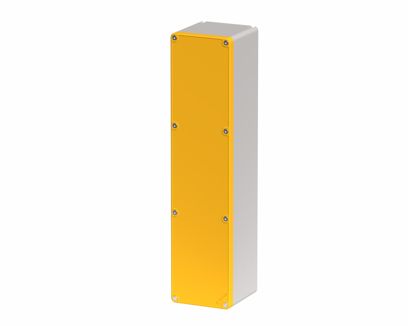 080TU0938-9G - Scatola pulsantiera in poliammide rinforzato 90x382x94, senza fori, giallo, UL